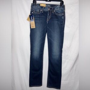 Silver Jeans Co Suki Fluid mid Straight SZ 28x32